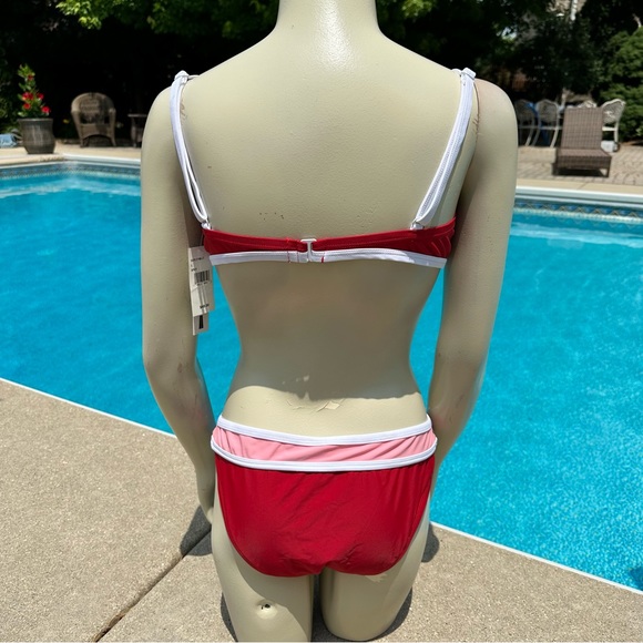 Red Lord & Taylor Bikini Size Large - Picture 2 of 14